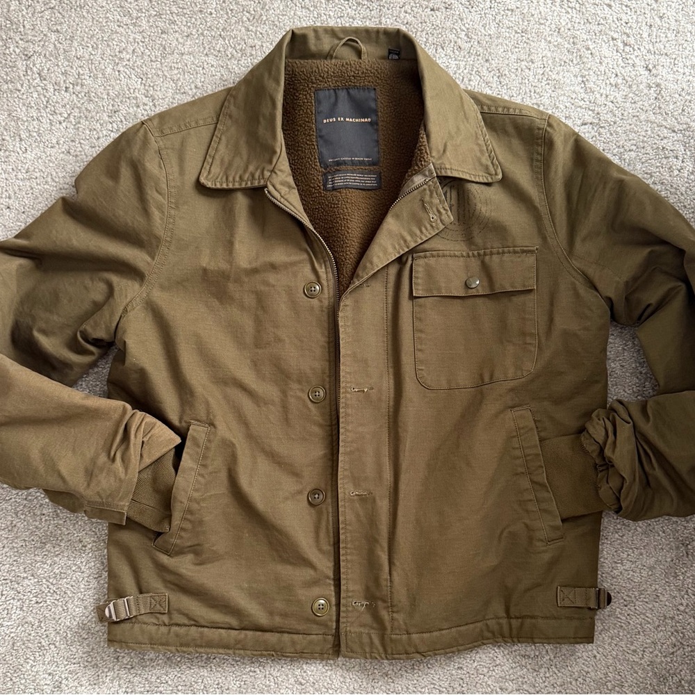 Deus ex Machina Men's Canvas Moto Jacket